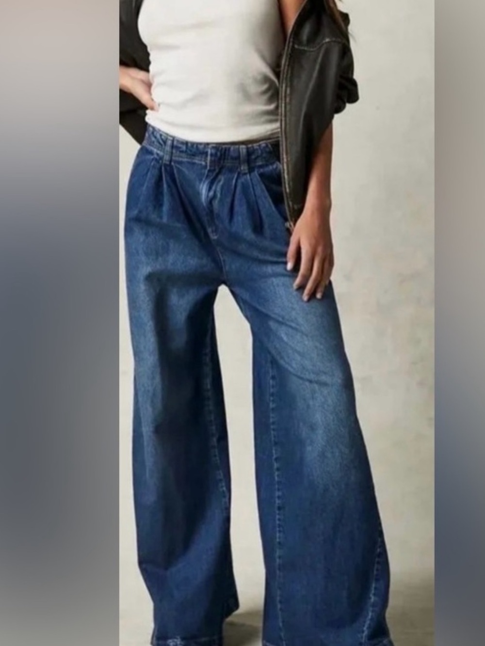 We The Free Equinox Denim Trousers in color LAKELIFE
